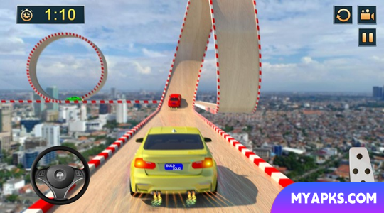 Impossible Track Car Driving Game
