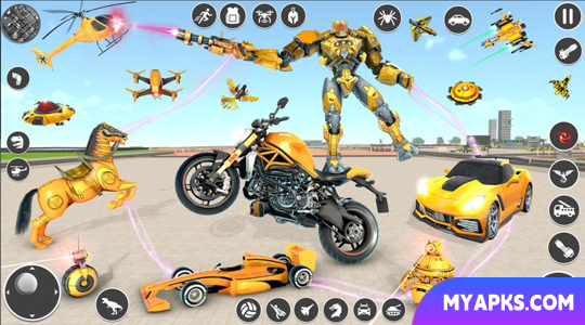 Jogo Bike Robot Car Transform