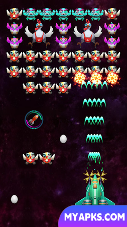 Galactic Attack: Chicken Shooter