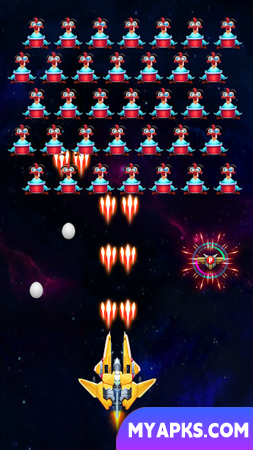 Galactic Attack: Chicken Shooter