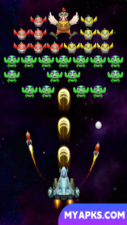 Galactic Attack: Chicken Shooter