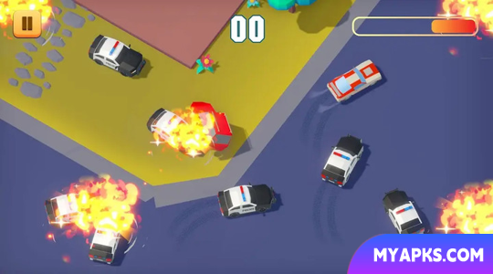 Escape Quest: Perseguição de carro de polícia