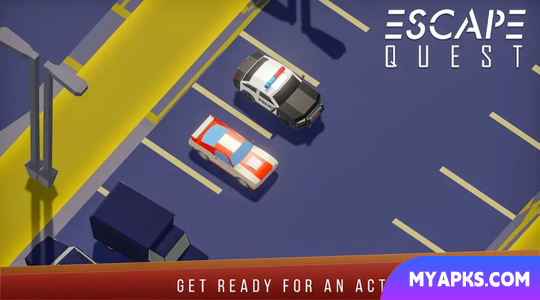 Escape Quest: Perseguição de carro de polícia