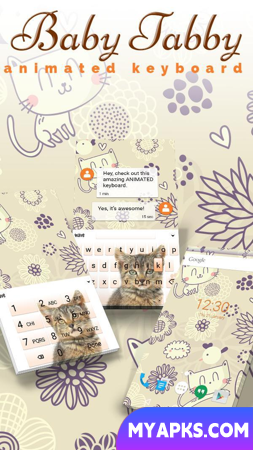 Tabby Cat Live Wallpaper Theme