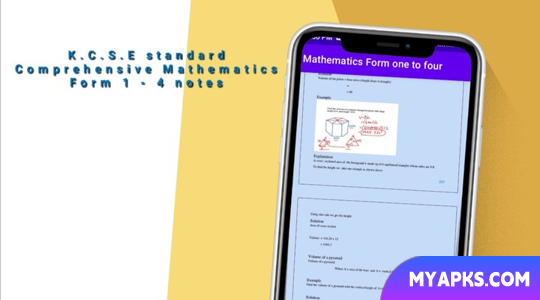 Mathematics form one to four