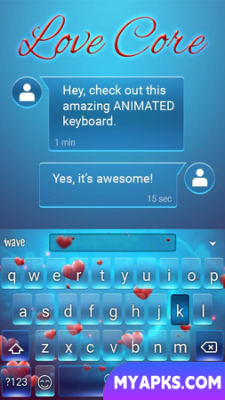 Love Core Animated Keyboard +