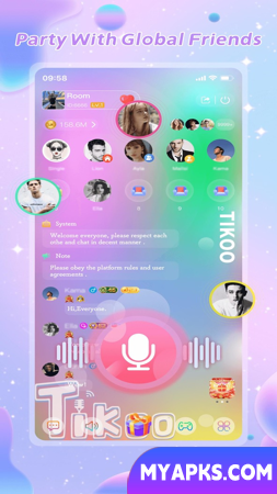 Tikoo - Group Voice Chat Room