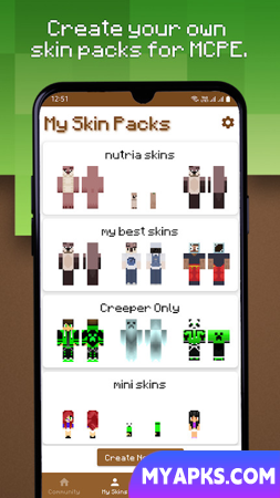 Skin Pack Maker for Minecraft