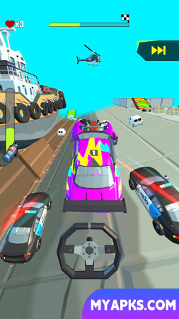 Crazy Dash 3D - Jogo de Corrida