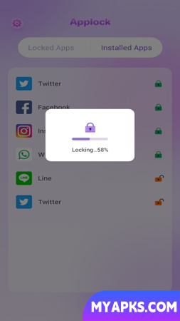 Purple Applock & Fast Internet