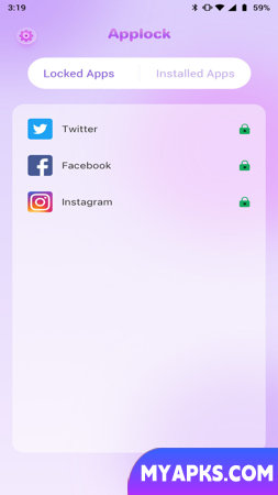 Purple Applock & Fast Internet