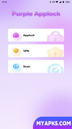 Purple Applock & Fast Internet