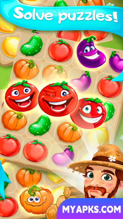 Funny Farm match 3 Puzzle game