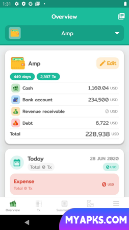 Wallet Story - รายรับรายจ่าย