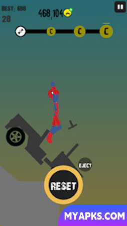 Stickman Crash ragdoll