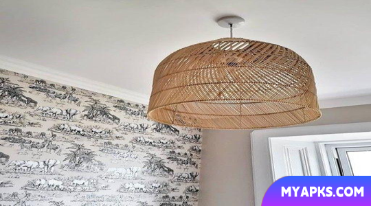 Rattan Chandelier