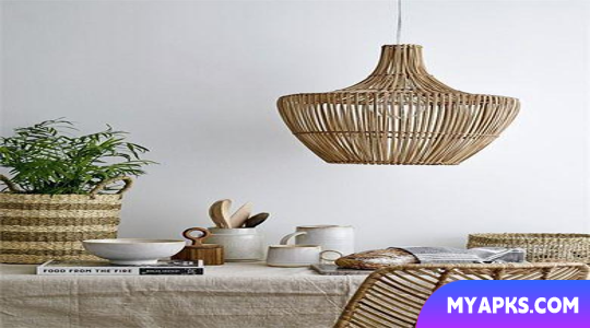 Rattan Chandelier