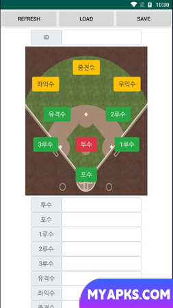 escalação de beisebol