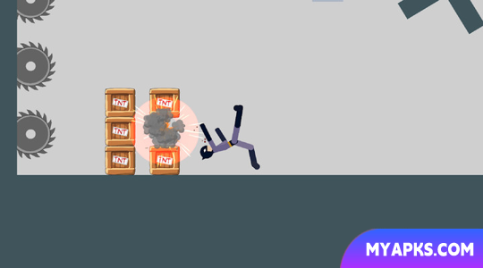 Stickman Crash: Dismounting