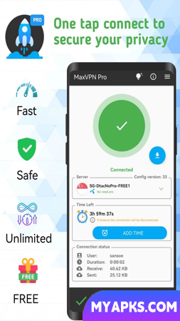 MaxVPN Pro Safe & Unlimited