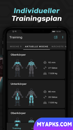 MyFitCoach Muskelaufbau im Gym