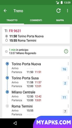 Train Timetable Italy