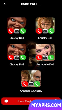 Chamada assustadora de Chucky