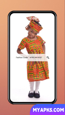 Estilo de moda infantil africano