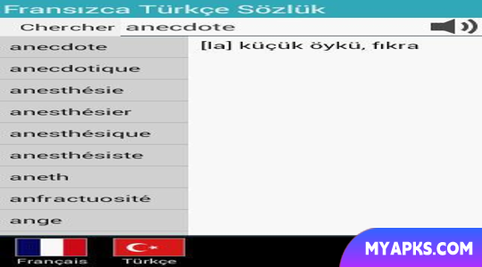 French Turkish Dictionary