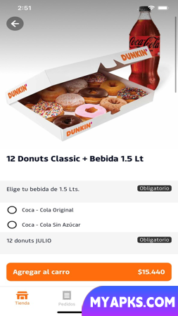 Dunkin' App Chile