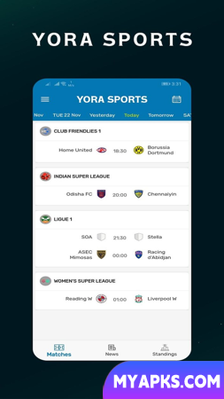 Yora Sports - Live Score