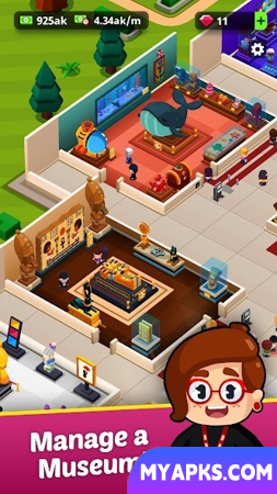 Idle Museum Tycoon: um império de arte e história