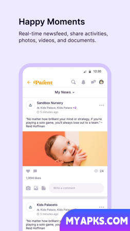 Parent: Child Care App