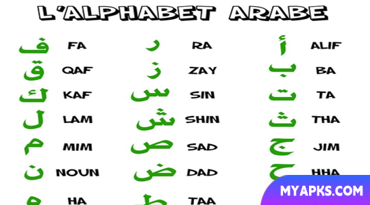 Apprendre à lire Arabe exp:ب=B