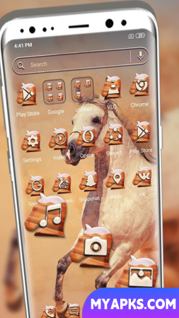 White Horse Launcher Theme