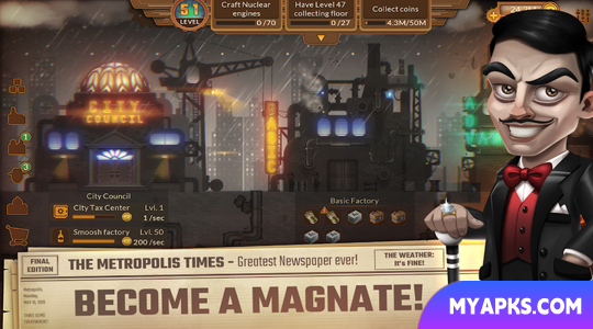 Metropolis Tycoon: Mining Game