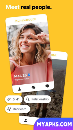 Bumble - Faça amigos, namore e expanda sua rede