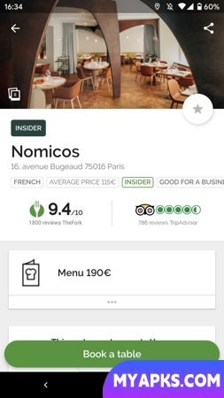 TheFork - Restaurant bookings