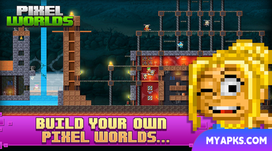 Pixel Worlds: jogo sandbox online massivamente multijogador