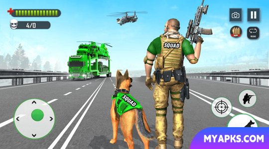 Army Dog FPS shooting game