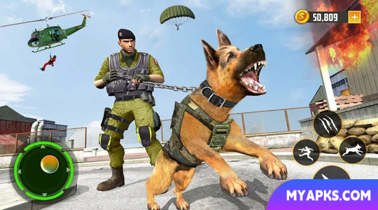 Army Dog FPS shooting game