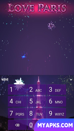 Love Paris Animated Keyboard +