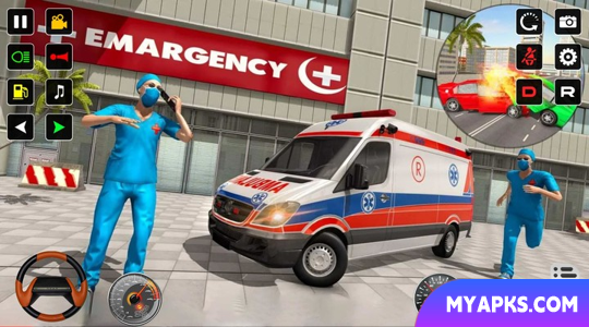 Police Rescue Ambulance Games