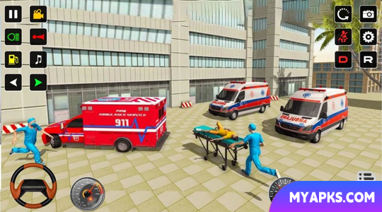 Police Rescue Ambulance Games