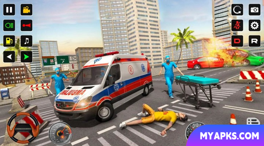 Police Rescue Ambulance Games