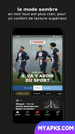 L'Équipe : live sport and news