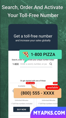 Toll-Free 1-800 cloud virtual