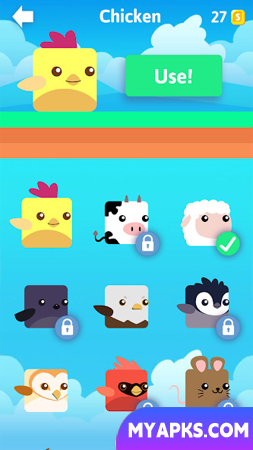 Stacky Bird: jogo de vôo de pássaros ultra-casual