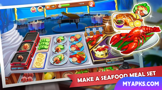 Crazy Restaurant - Divertido e viciante jogo de culinária de chef