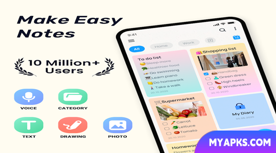 Easy Notes - Notebook, Notepad 